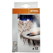 Stihl PRO Blue Marking Chalk - 12 Piece (00008811500)