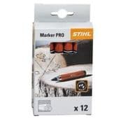Stihl PRO Red Marking Chalk - 12 Piece (00008811501)