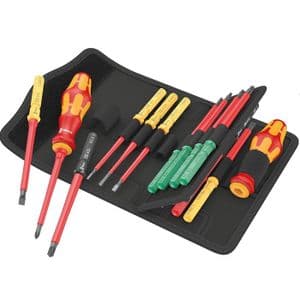 Wera Kraftform Kompakt VDE 17 Piece Interchangeable Screwdriver Set (05006611001)