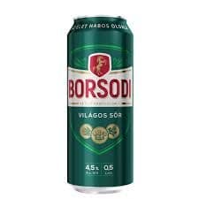 Borsodi dobozos sör 0,5l