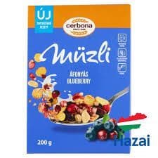 Cerbona Müzli Áfonyás 200g Akció