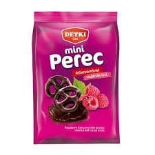 Detki Perec Mini 160g étbevonóval málnás izű