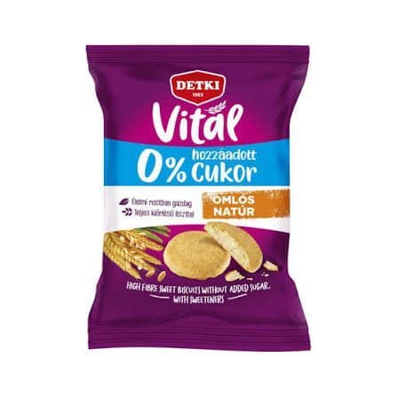 Detki Vital Omlós natúr keksz  180g