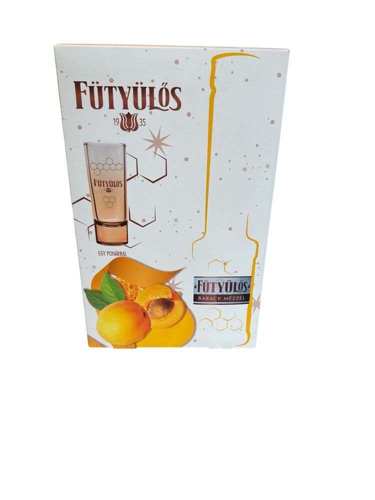 Fütyülös Barack mézzel +disz pohárral