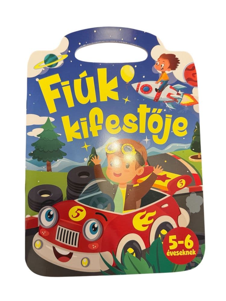 Fiúk kifestője  5-6 éveseknek