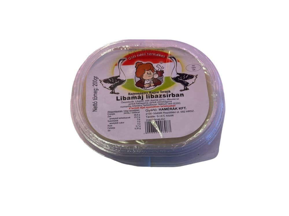 Gizi Néni Libamáj Libazsirban 200g akció