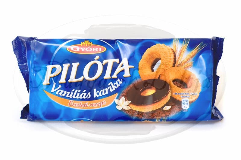 Győri pilóta vaniliás karika eredeti recept 150g Akció