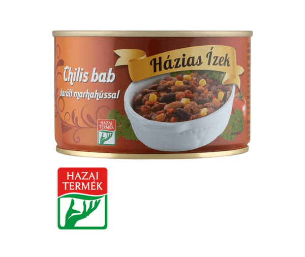 Házias Ízek chilis bab darált marhahússal 400 g
