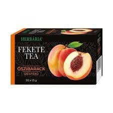 Herbária Fekete tea Őszibarack tea 20x1,5g filter