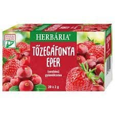 Herbária tőzegáfonya eper 20x2g filter