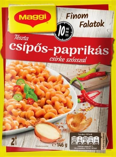 Maggi Tészta Csípős Paprikáscsirke szósszal 156g