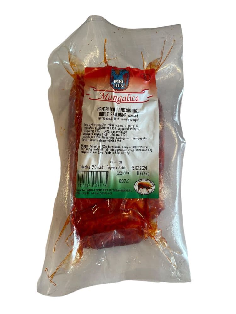 Mangalica Paprikás házi Abált Szalonna 300g