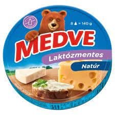 Medve laktózmentes 8 cikkelyes sajt 140g