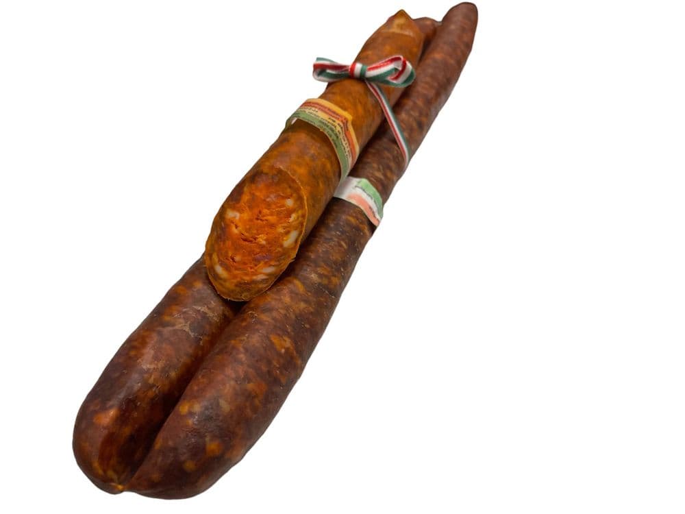 Mezőberényi Lángolt füstölt kolbász 1 szál enyhén csipős