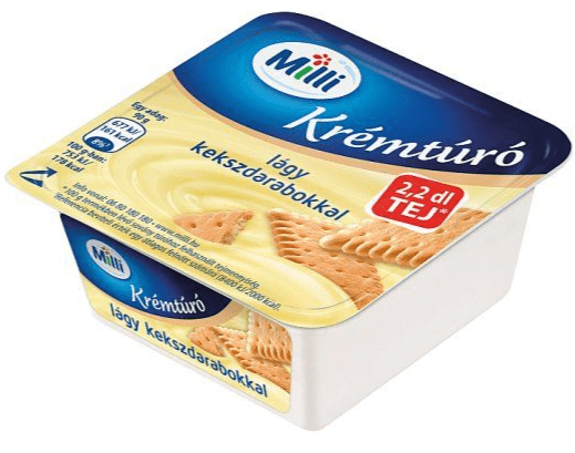 Milli krémtúró lágy kekszdarabokkal 90 g