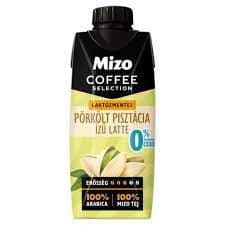 Mizo Coffee Selection Pörkölt Pisztácia ízű latte UHT laktózmentes zsírszegény kávés tej 230 ml