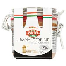 Orsi labamáj terrine 180g finoman Fűszerezve