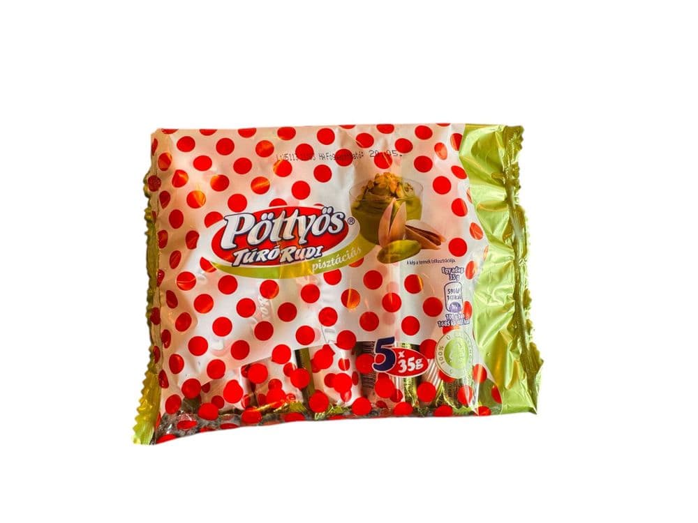 Piros Pöttyös Rudi  Pisztáciás 5x35g Akció
