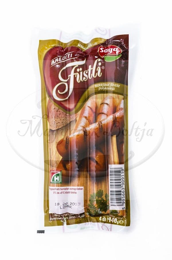 Saga füstli Pulykavirsli klasszik 140g