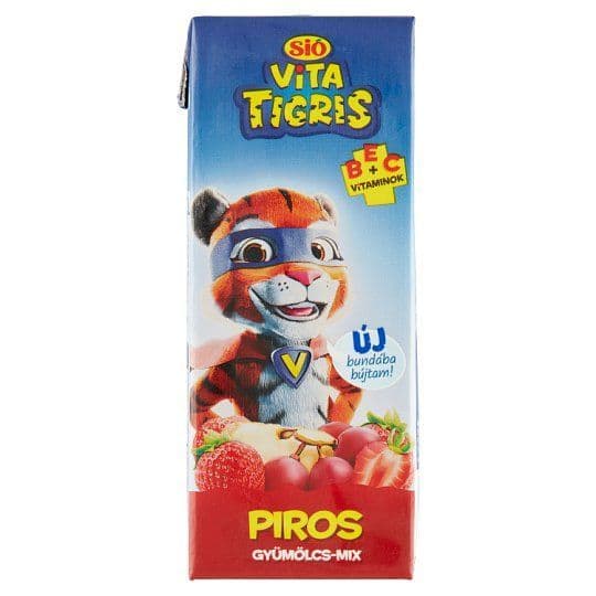 Sió Vitatigris Piros gyümölcs mix 0.2dl