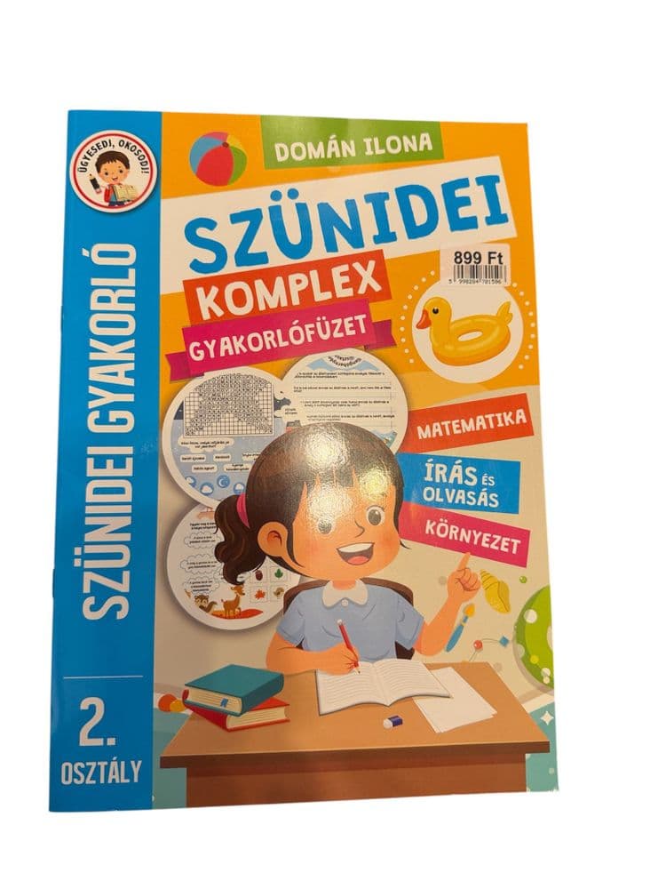 Szünidei Komplex gyakorlófüzet  2. osztály