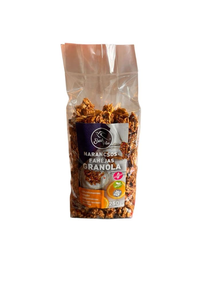 Szafi free Narancsos -Fahéjas granola 250g