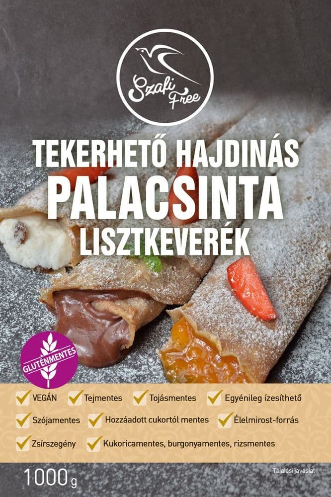 Szafi Free tekerhetö hajdinás PALACSINTA lisztkeverék 1kg