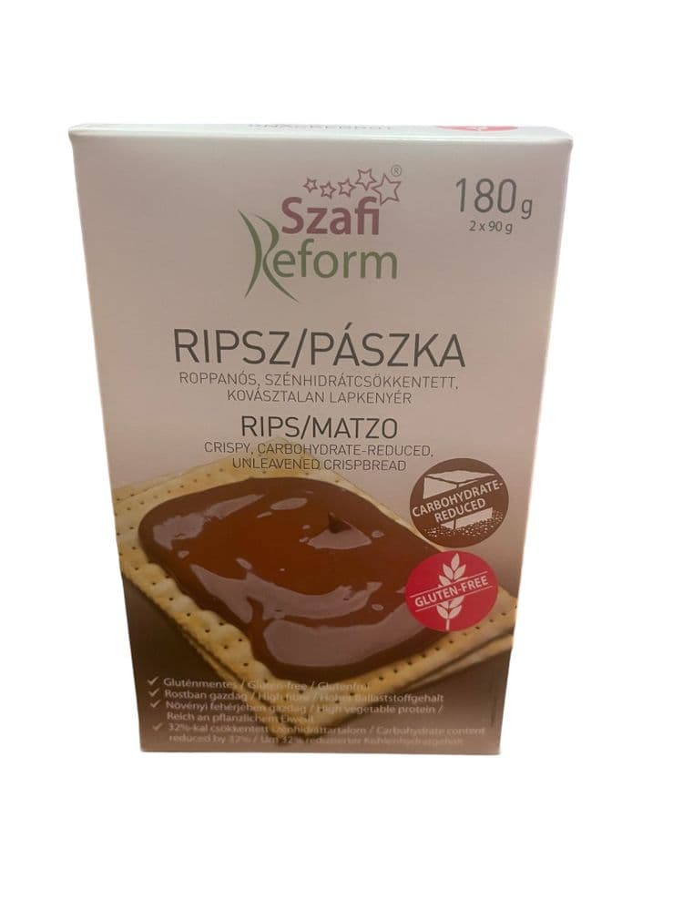 SZAFI REFORM SZÉNHIDRÁTCSÖKKENTETT RIPSZ / PÁSZKA GLUTÉNMENTES 180G Buy 1 get 1 free