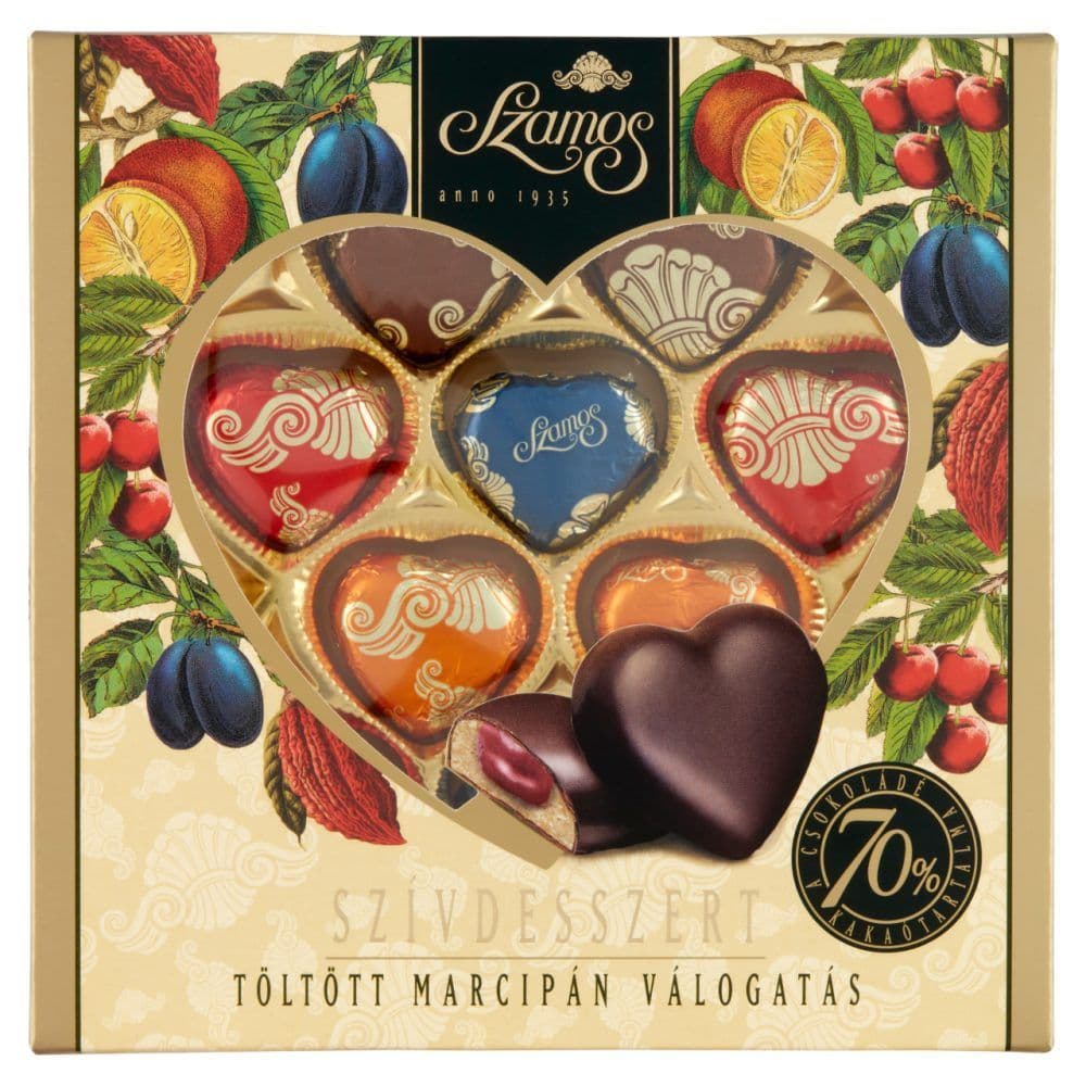 Szamos Töltött Marcipán Válógatás 130g 10db