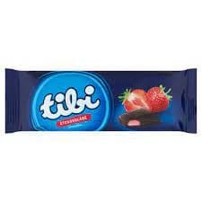 Tibi Étcsokoládé eperkémes étcsokoládé 100g Akció