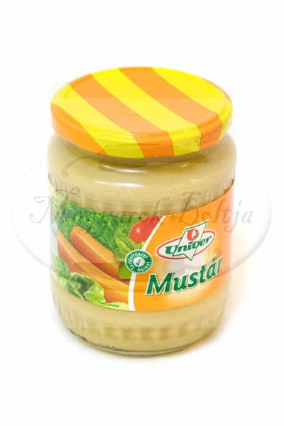 Univer mustár üveges 530g akció