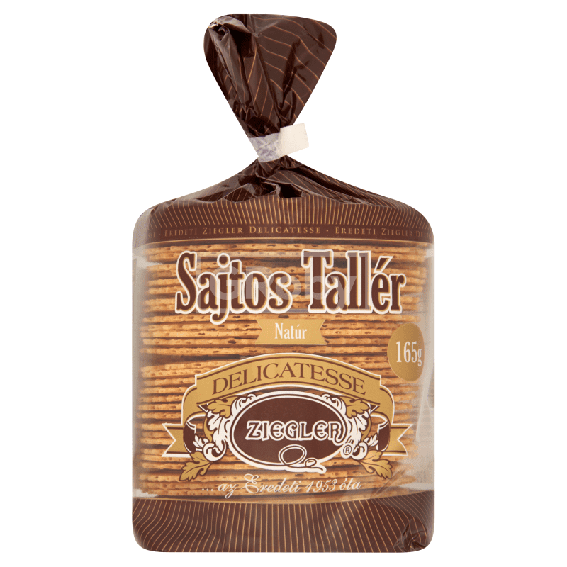 Ziegler sajtos tallér Natúr 165g