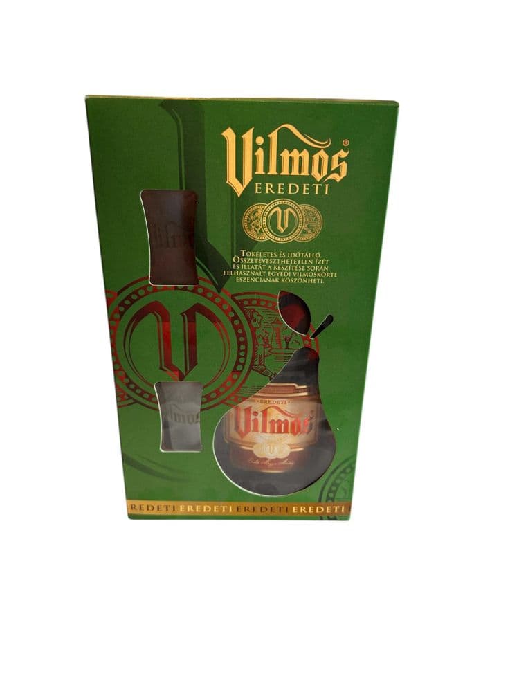 Zwack VilmosKörte szeszesital 37.5% 0.5ml +2 diszpohárral