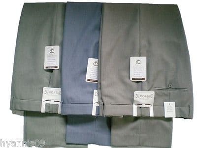 MENS EXPAND-A-BAND SELF ADJUSTING WAIST BAND TRAVEL TROUSERS/PANTS w32 to w48