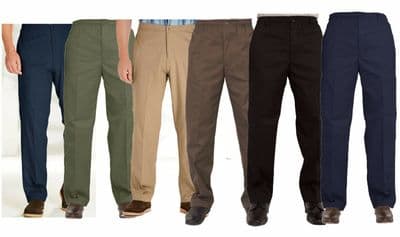 25 EXTRA SHORT LENGTH FULL ELASTIC WAIST RUGBY TROUSERS CASUAL WEAR ELASTICATED