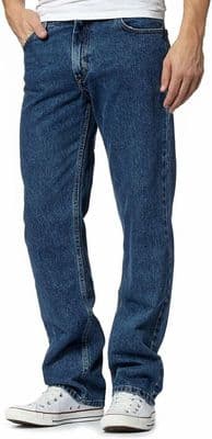 25″ Inside‑Leg Extra‑Short Heavy‑Duty Jeans (Waist 28–50) |