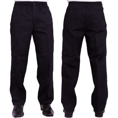 25 LENGTH THERMAL LINED RUGBY TROUSERS MENS ELASTICATED WAIST/PANTS W32/48