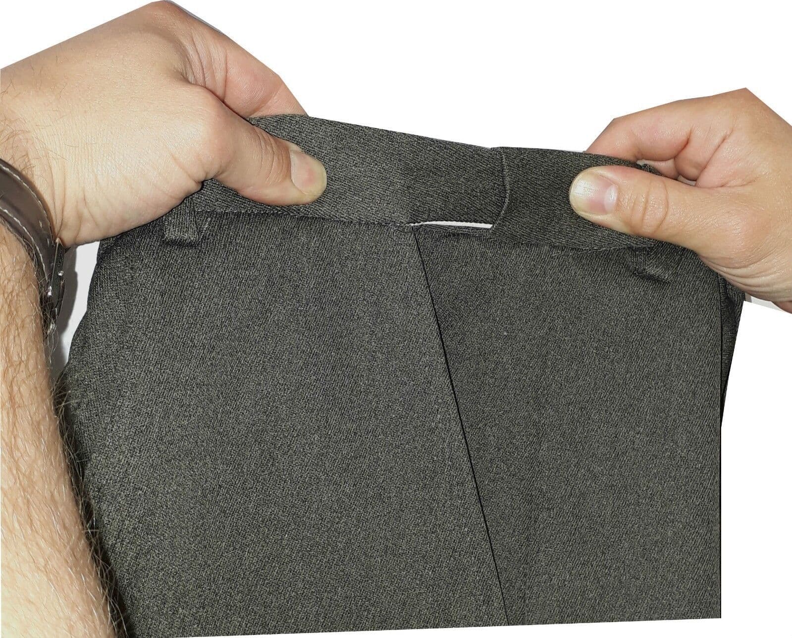 27 leg MENS EXPANDABAND CAVALRY TWILL SELF ADJUSTING WAIST BAND