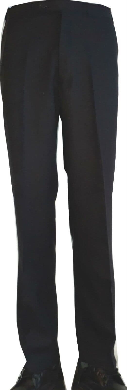 27" length MENS TROUSERS SELF ADJUSTING WAIST BAND FLEXIBLE STRETCH