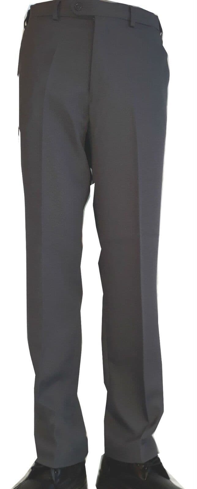 27" length MENS TROUSERS SELF ADJUSTING WAIST BAND FLEXIBLE STRETCH