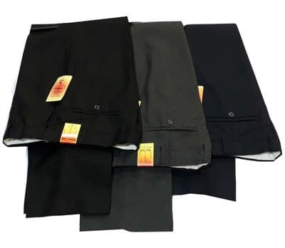 27 length THERMAL LINED MENS EXPANDA EXPAND-A-BAND SELF ADJUSTING WAIST TROUSERS