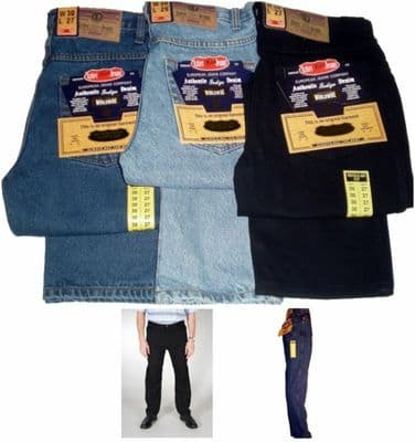 BIG KING SIZE AZTEC TOUGH STRAIGHT REGULAR FIT JEANS W 52 to W 60 leg 29&31