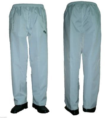 BOWLING TROUSERS UNISEX CROWN GREEN WHITE WATER PROOF  S M L XL 2XL