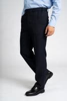 mens trousers
mens stretch trousers
elasticated waist trousers
expandable waist trousers
flexible waist trousers
self adjusting waist trousers
comfort fit trousers
men's casual trousers
men's smart trousers
work trousers men