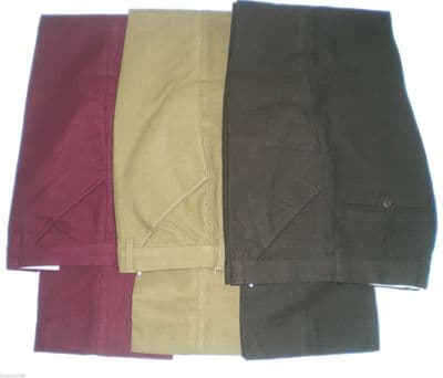 Carabou New Mens Moleskin Hunting/Walking/ Fishing Country Trousers W30 upto W48