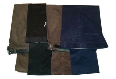 CORDUROY COTTON  TROUSERS CORDS  RICH FORMAL PANTS W 30