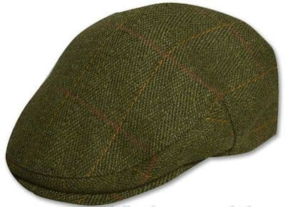 Flat Cap Tweed  Country Derby HERRINGBONE County Wear Hat