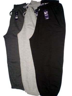 FLEECE JOGGING TRACK SUIT BOTTOMS JOGGERS' FOOTBALL GYM RUNNING SIZE 3XL,4XL,5XL