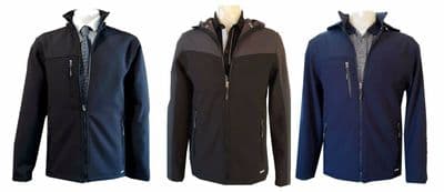 Fleece Lined Soft Shell Jacket Windproof Waterproof Outdoor Multi-purpose Work