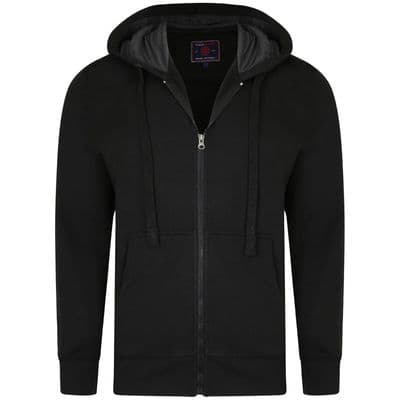 Kam Big king size Fleece Zip UpThru Hoody  2XL 3XL 4XL 5XL 6XL 7XL 8XL